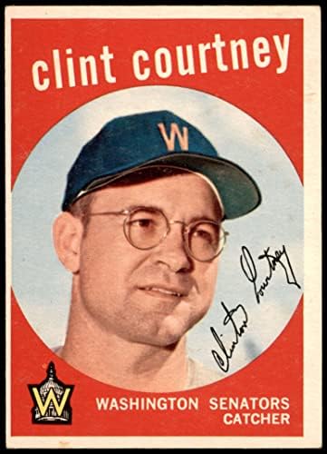 1959 Topps 483 Clint Courtney Washington Senatörleri (Beyzbol Kartı) Dekanın Kartları 5-ESKİ Senatörler