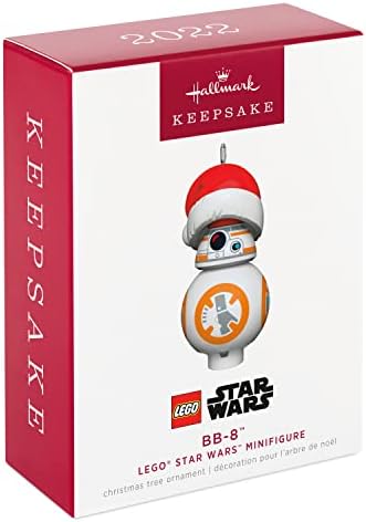 Hallmark Hatıra Minyatür Noel Süsü 2022, BB - 8 Yıldız Savaşları Lego Minifigürü