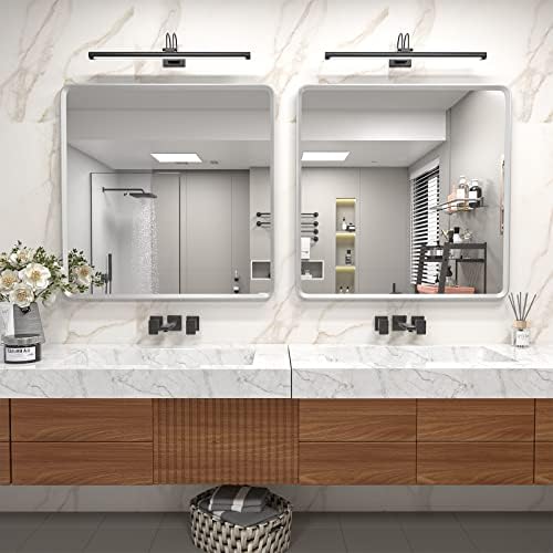 GOLOMO 36x36 Kare Gümüş banyo aynası, Fırçalanmış Gümüş Metal Çerçeveli Ayna, Yuvarlak Dikdörtgen Banyo makyaj masası aynası,