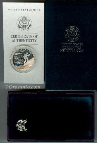 1991-P Kore Savaşına Dayanıklı Gümüş Dolar