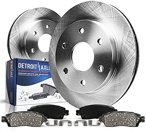 Detroit Axle - 4WD 6 Lug Ön Disk Rotorlar Seramik Fren Balataları için Yedek 2005-2008 Ford F-150 / Lincoln Mark LT-4pc Seti