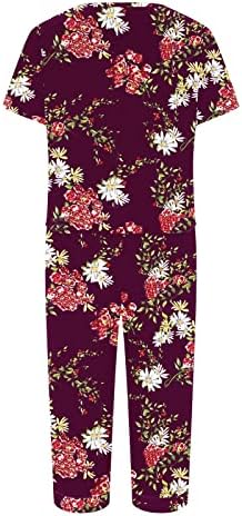Pantolon seti Kız Sonbahar yaz giysileri Y2K Pamuk Grafik Baskı Çiçek pantolon seti Bayan Nİ Nİ