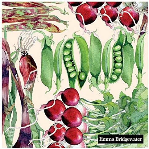 Emma Bridgewater 20 Lüks Kağıt Öğle Yemeği Peçeteleri-Sebze Bahçesi