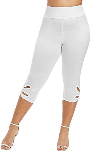Kızlar Yoga Pantolon Boyutu 12-14 Boyutu Pantolon Kadın Elastik Artı İçi Boş Moda Bel Yoga Flare Pantolon Kadınlar için Pamuk
