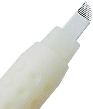 SEÇİN-İT Microblading Malzemeleri Microblading Tek Kullanımlık Kalem Kaş Makyaj 14F İğneler Bıçakları Tek Kullanımlık Steril