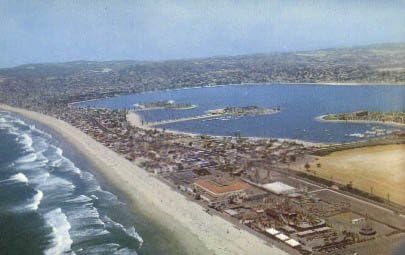 Mission Plajı, Kaliforniya Kartpostalı