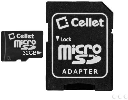 Cellet 32GB Vertu Constellation Monogram Micro SDHC Kart, dijital yüksek hızlı, kayıpsız kayıt için Özel olarak Biçimlendirilmiştir!