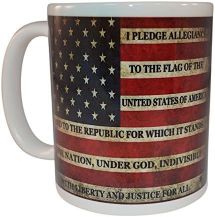 Rogue Nehir Taktik Vatansever ABD Bayrağı Komik Kahve Kupa Yenilik Fincan Hediye Amerika Bağlılık Sözü