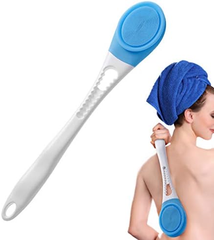 HOME-L & Y vücut Fırçası Duş Elektrikli, Şarj Edilebilir Silikon Banyo vücut Fırçası, IPX7 Su Geçirmez,Vücut Yüz Temizleme