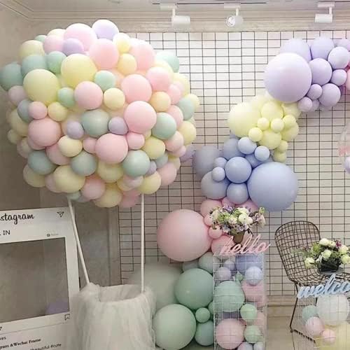 30 Adet Pastel Parti Balonları Seti Lateks 12 inç Macaron Çeşitli Renkler helyum balonları Doğum Günü Düğün Partisi için