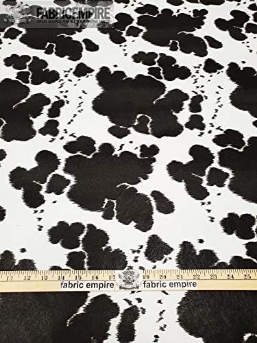 Vinil Döşeme Kabartmalı Doku Kumaş İnek Sahte Deri/54 Geniş / Bahçesinde tarafından Satılan (Siyah Beyaz)
