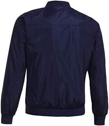 Ceket Erkekler için Kış Sıcak Ceket Palto Dış Giyim İnce Uzun Kollu Fermuar Bluz Tops Erkek Bombacı Ceketler