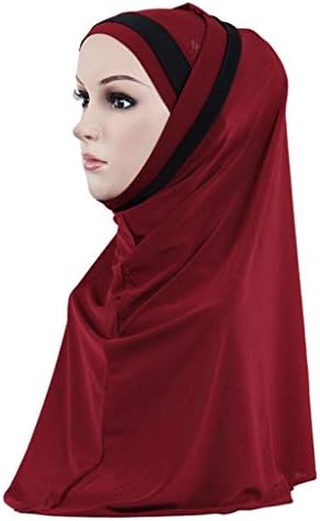 Moda Başörtüsü Şapka kadın Kafa Sarar Türban Müslüman Tam Kapak Şal Kapaklar Hafif Baggy Şal Başörtüsü Kadınlar için