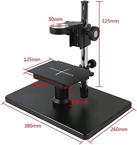 Mikroskop Aksesuarları Kiti Yetişkinler için Stereo Mikroskop Masa Standı 50mm Dişli XY Sahne Yük Tablosu Laboratuar Sarf