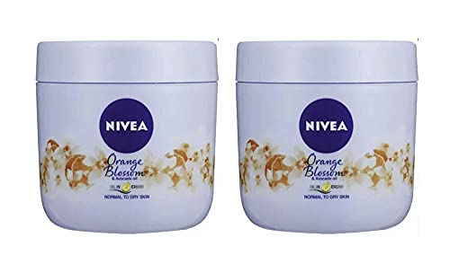 Nivea Portakal Çiçeği ve Avokado Yağı Vücut Kremi 13,52 oz (2) - İki Paket