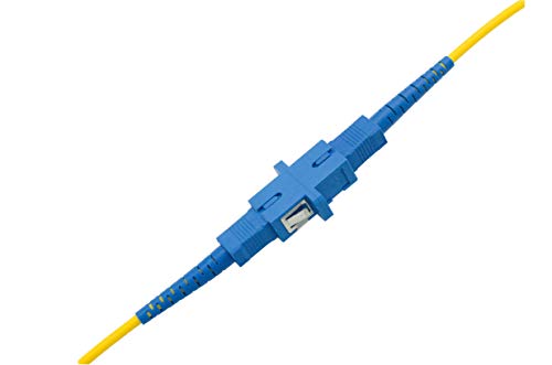 PacSatSales-sc'den sc'ye Fiber Kuplör - 10pk-Fiber Optik Kabloları Uzatmak için Tek Modlu SX-SCUPC Fiber Optik Kuplörler.