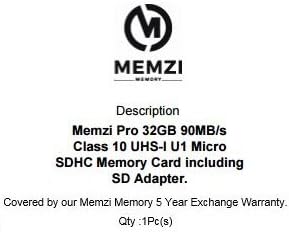 MEMZİ PRO 32 GB Sınıf 10 90 mb/s Mikro SDHC Hafıza Kartı SD Adaptörü ve mikro usb Okuyucu LG X Serisi Cep Telefonları