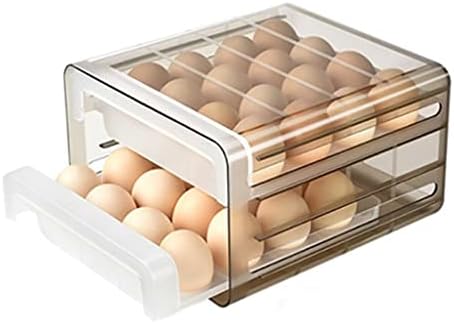 PDGJG Ev Buzdolabı Yumurta saklama kutusu, Çekmece Tipi Taze Gıda Anti-fall Dikey Yumurta ızgara Ev Raf Depolama