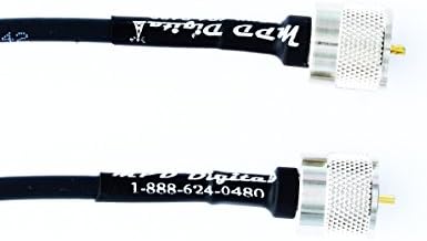 MPD Dijital RG58-PL259-PL-259-male-2FT RG58 koaksiyel kablo pigtail jumper UHF PL-259 erkek konnektörler MİLSPEC MIL-C-17