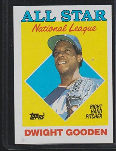 1988 Topps Dwight Gooden Mets Tüm Yıldız Beyzbol Kartı 405
