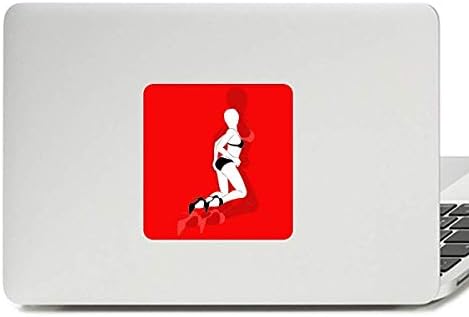 Kırmızı Bikini Güzellik Kadın Çıkartması Vinil Paster laptop etiketi PC Dekorasyon
